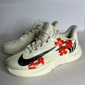 Nike x Naomi Osaka 6/22 Court Air Zoom GP Turbo Bone Hibiscus Women Sneaker 10